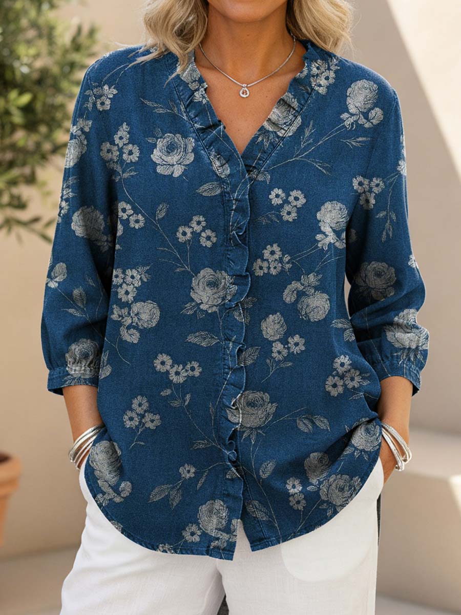 Isabelle | Elegant black blouse
