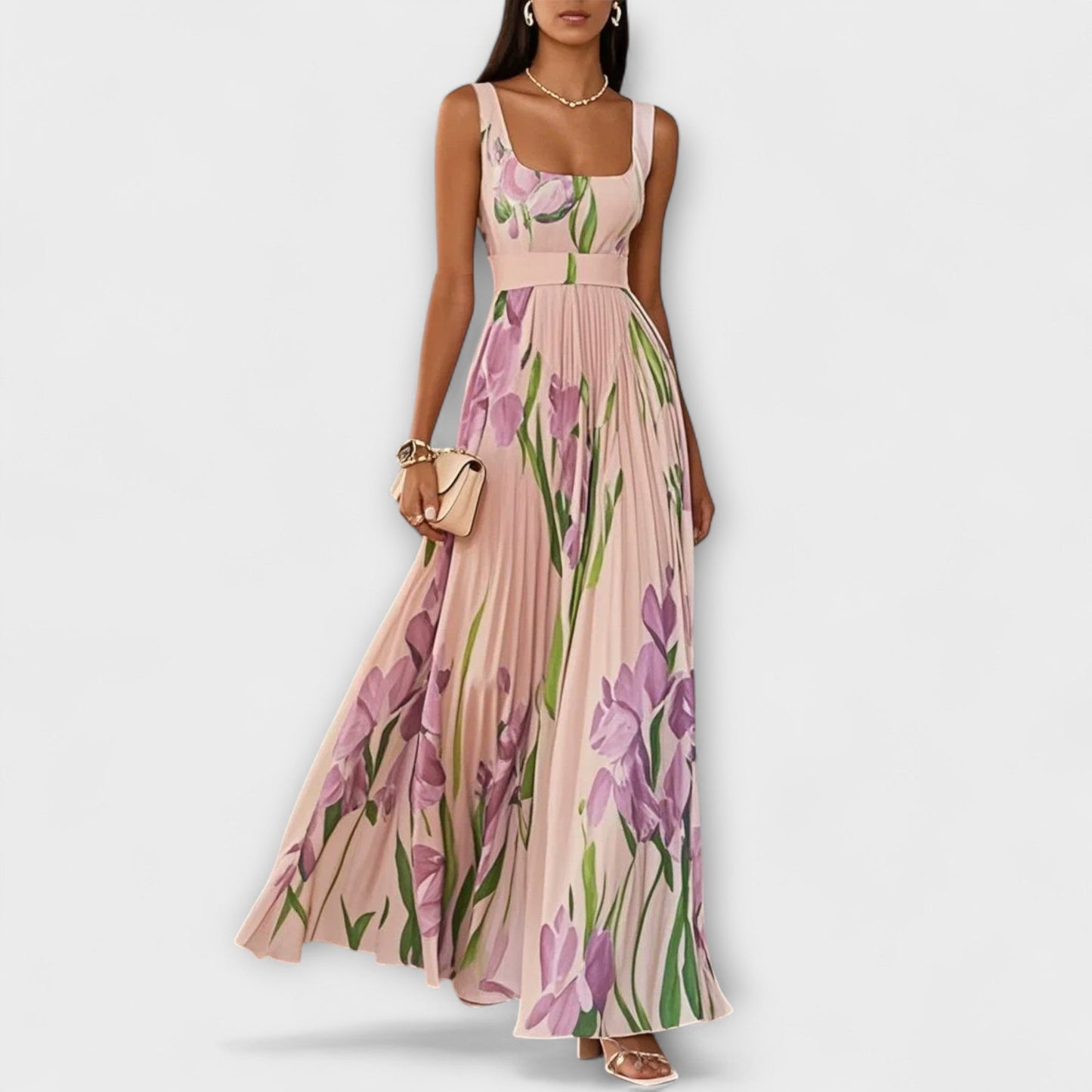Penelope - Long Chiffon Maxi Dress