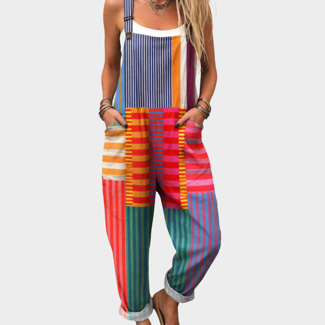 Bente | Relaxed Printed Jumpsuit