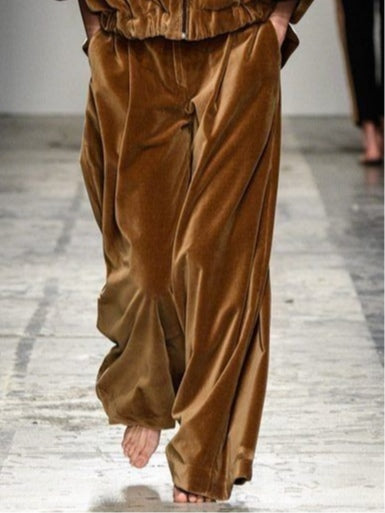 Sienna | Velvet Hoodie and Trousers Set