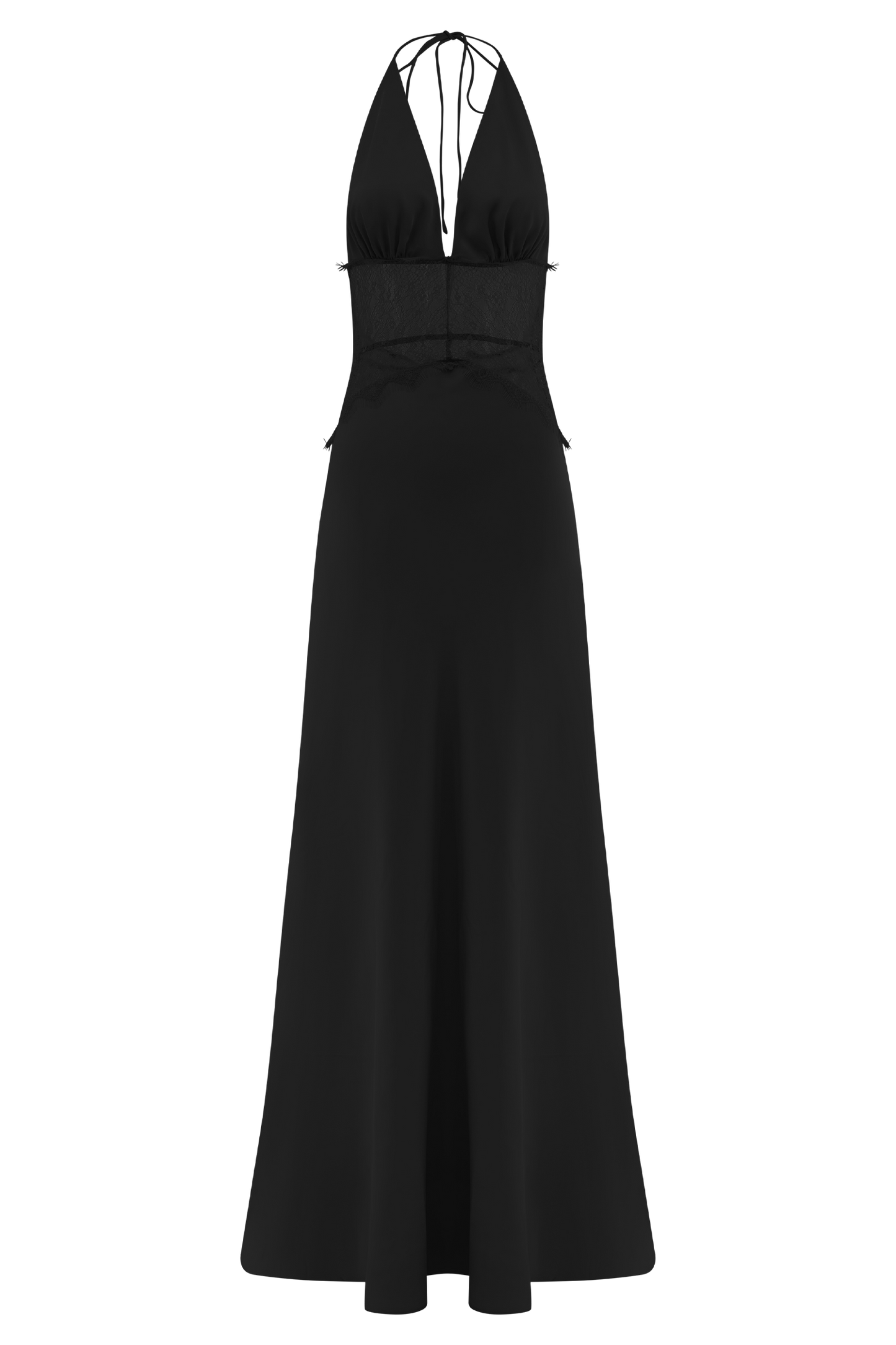 Velina - Elegant Lace and Satin Gown
