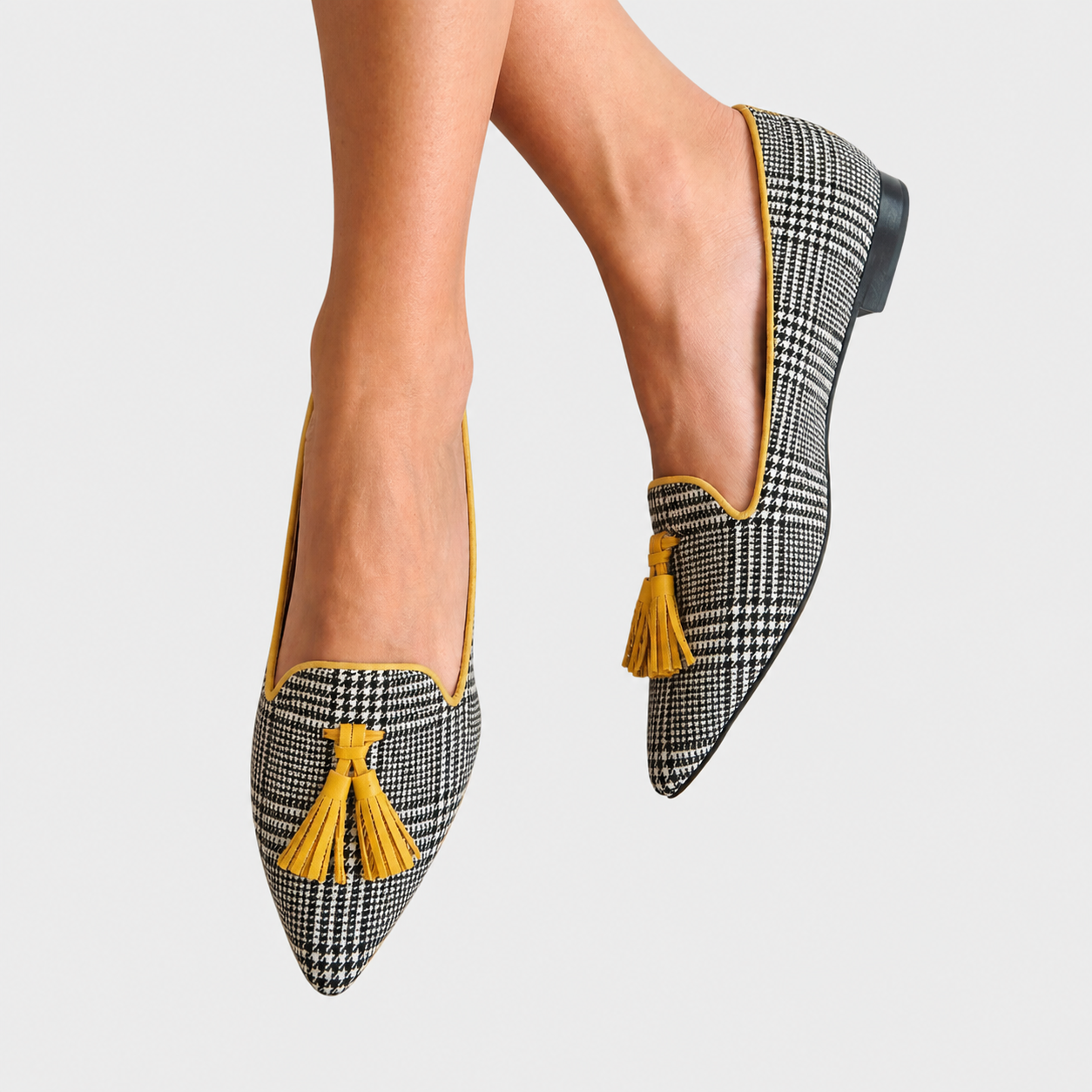 Odessie - Contemporary Plaid Loafers