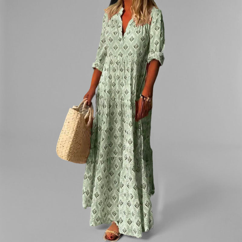 Eduarda - Classic Vintage Maxi Dress