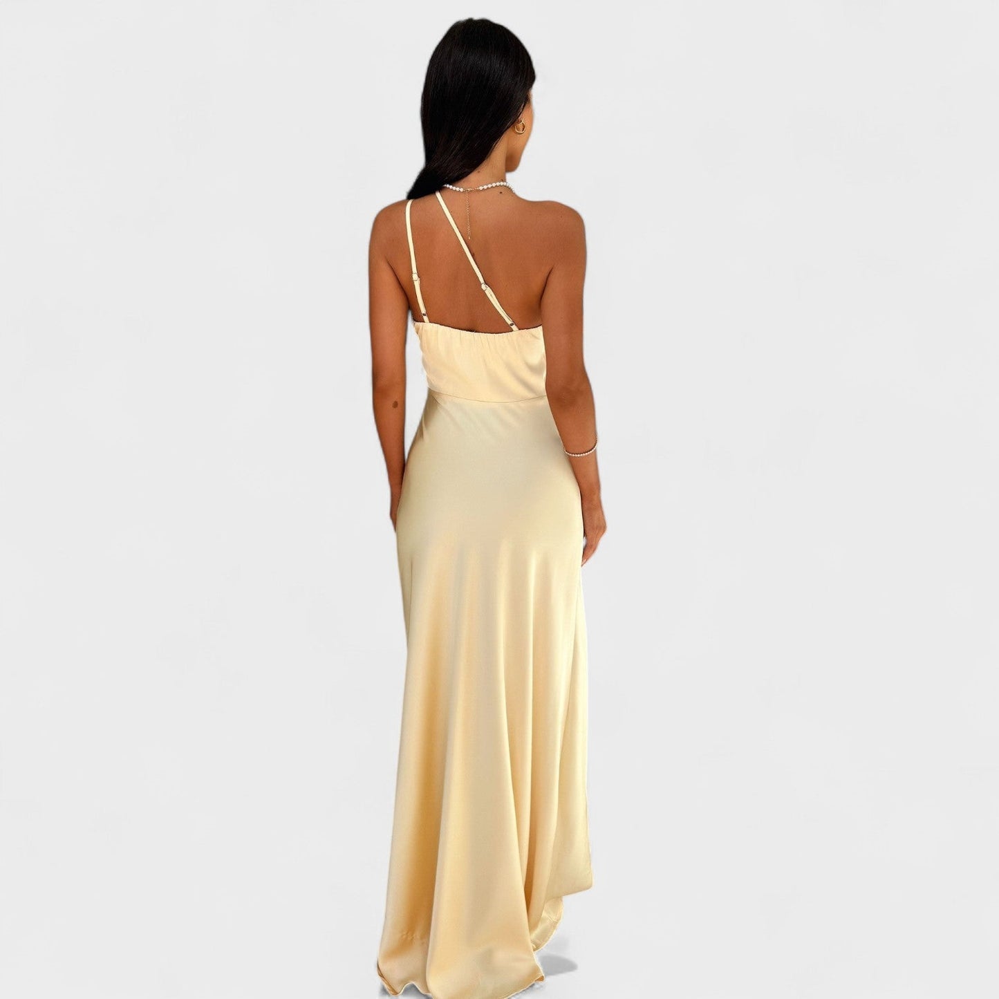 Aurelia - Elegant Satin Maxi Dress