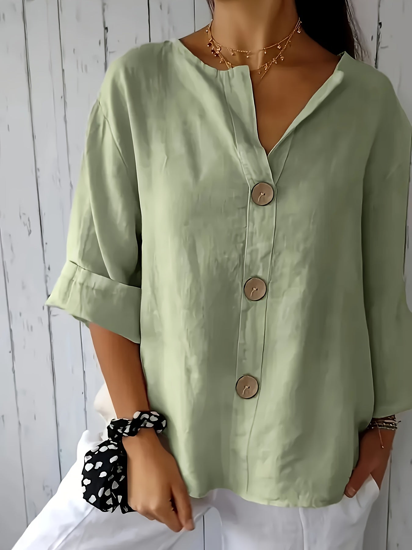 Christine™ | Casual Loose Button Shirt