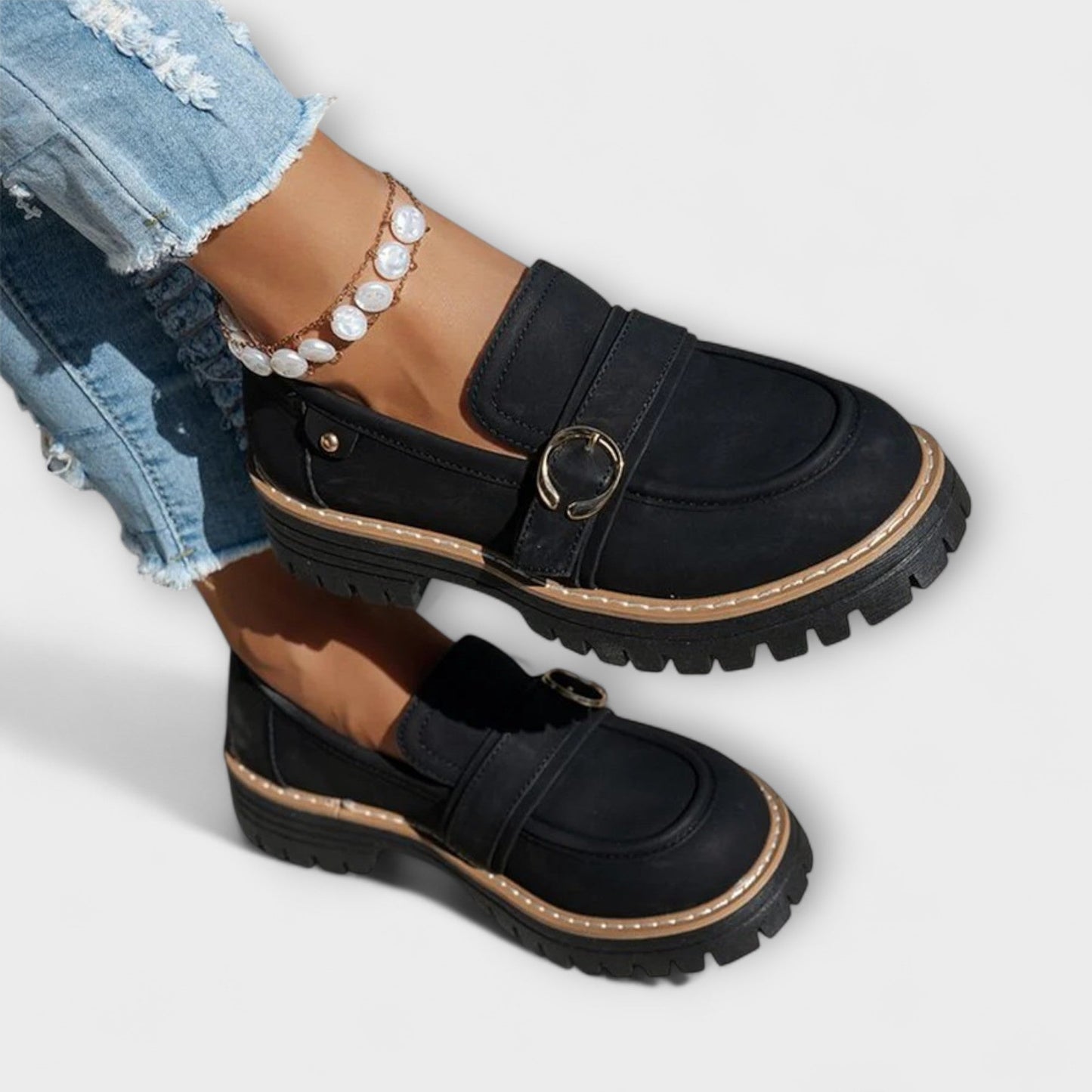 Lora™ | Round Toe Casual Moccasins