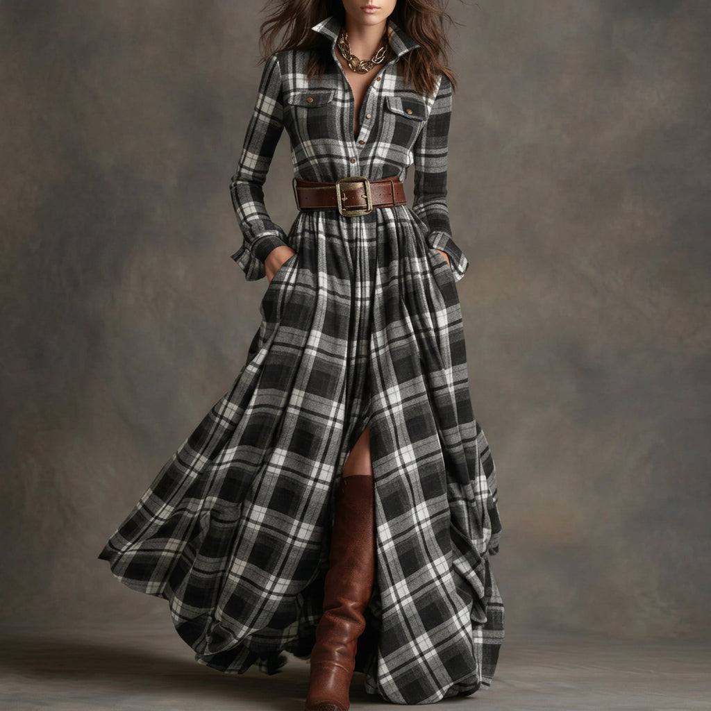 Mariana - Belted Shirt Dress