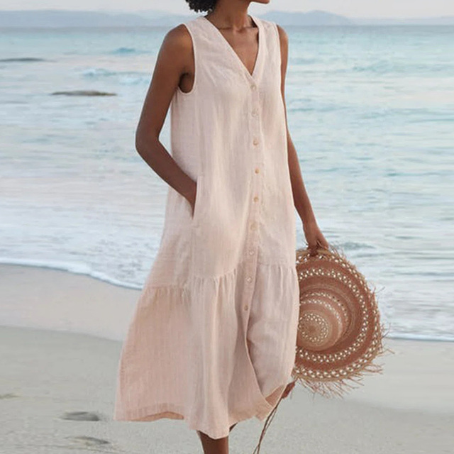 Celeste - V-Neckline Dress