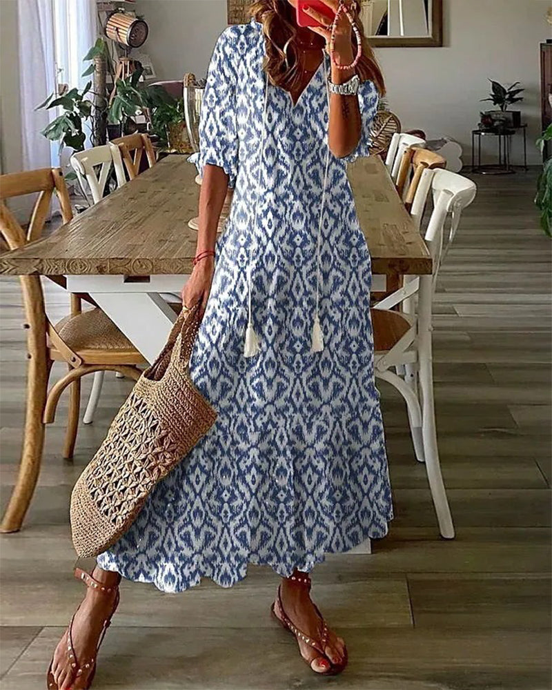 Michaela™ | Boho Tummy Coverage Dress