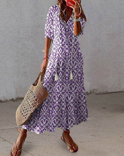 Michaela™ | Boho Tummy Coverage Dress