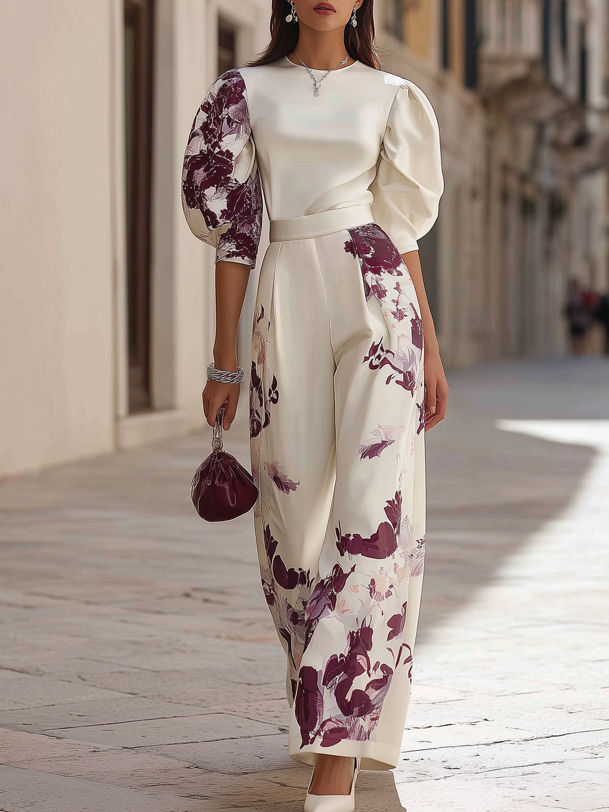 Luna Puff | Sleeve Pants Set