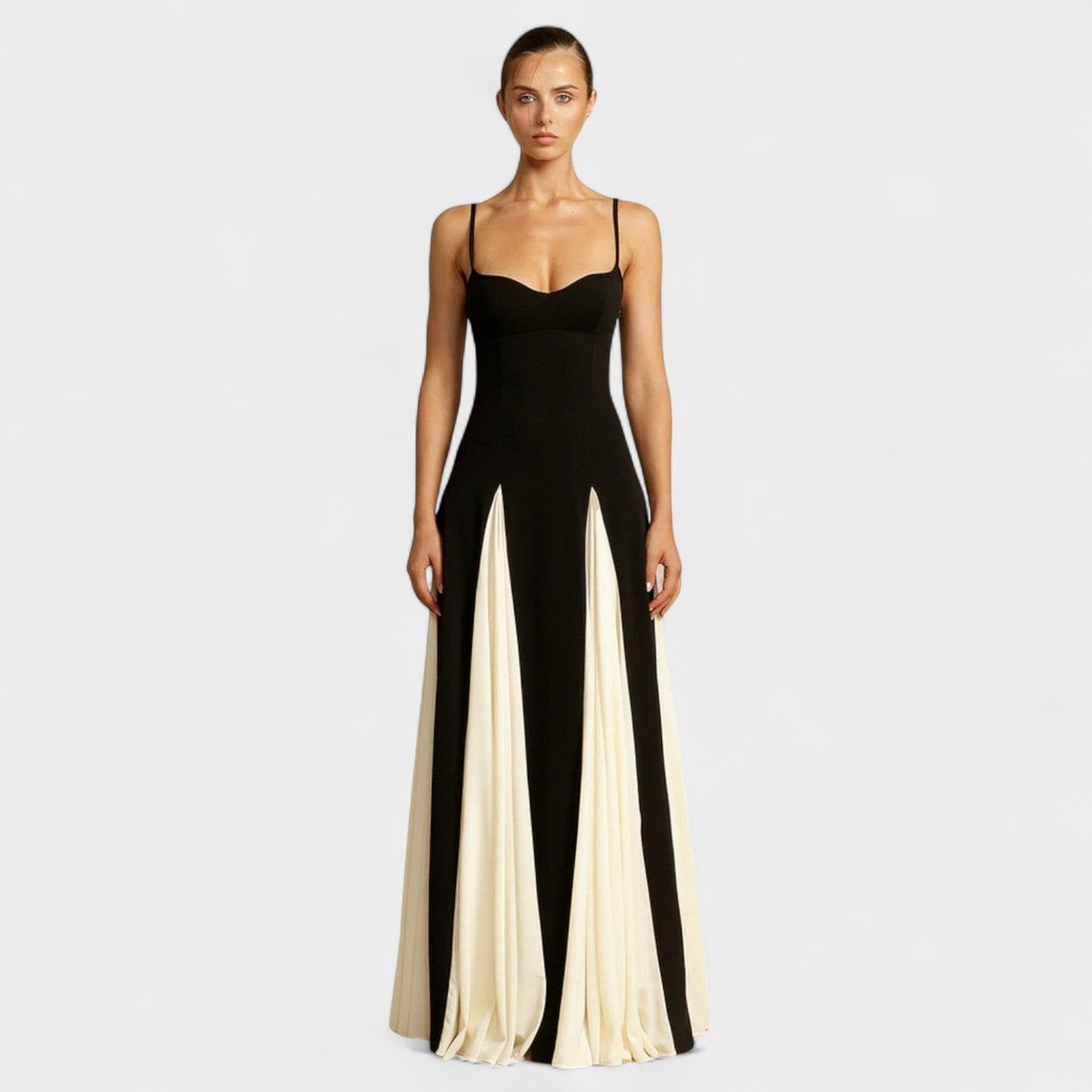 Ivory Gala Noir Dress