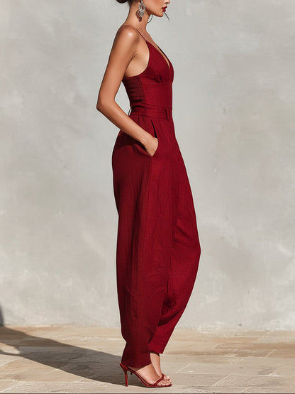 Scarlett | High-Waisted Jumpsuit