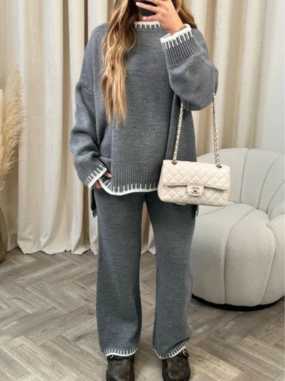 Sophie | Colour-Blocked Sweater Set
