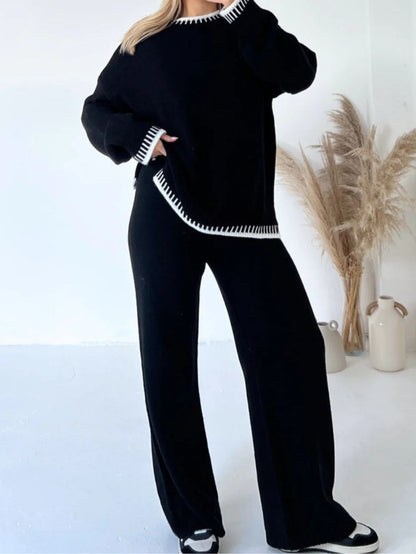 Sophie | Colour-Blocked Sweater Set