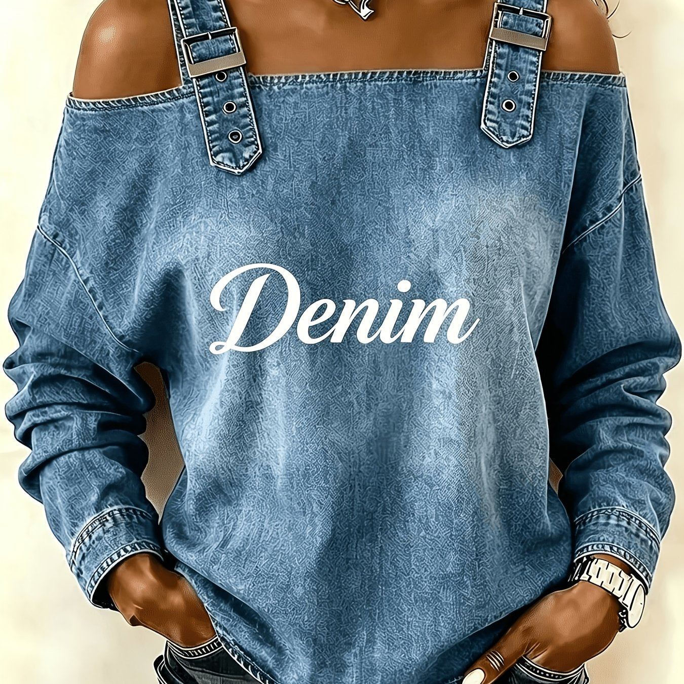 Wendy | Vintage Summer Denim Top