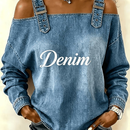 Wendy | Vintage Summer Denim Top