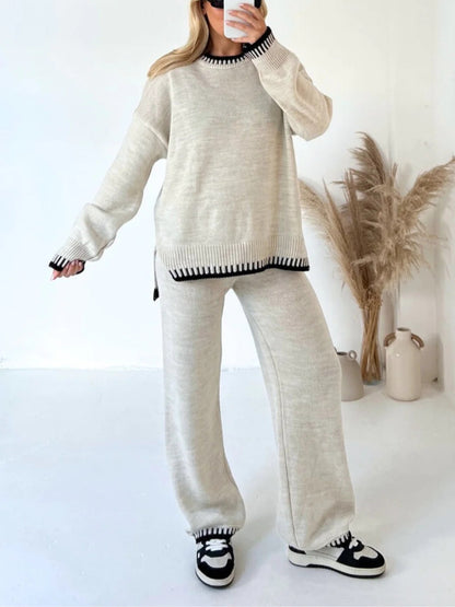 Sophie | Colour-Blocked Sweater Set