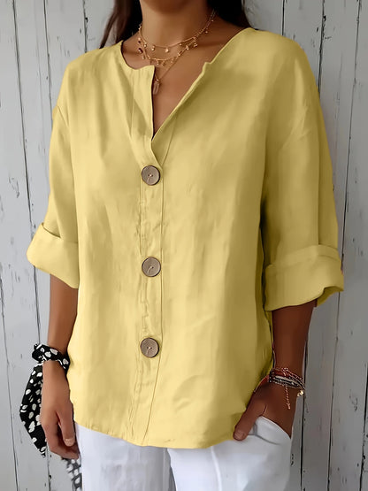 Christine™ | Casual Loose Button Shirt
