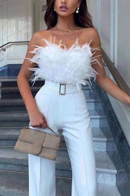 Celeste | Off Shoulder Jumpsuit