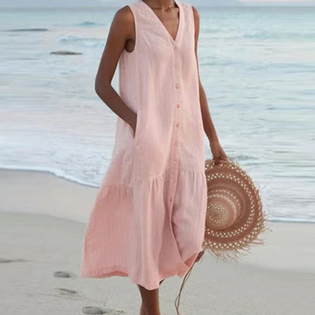 Celeste - V-Neckline Dress
