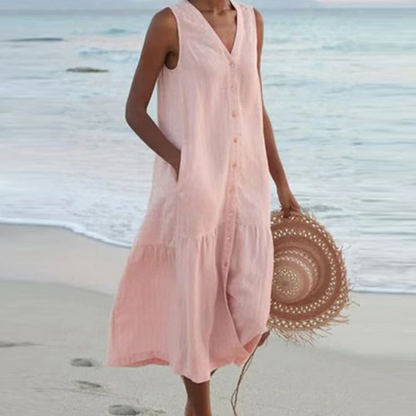 Celeste - V-Neckline Dress