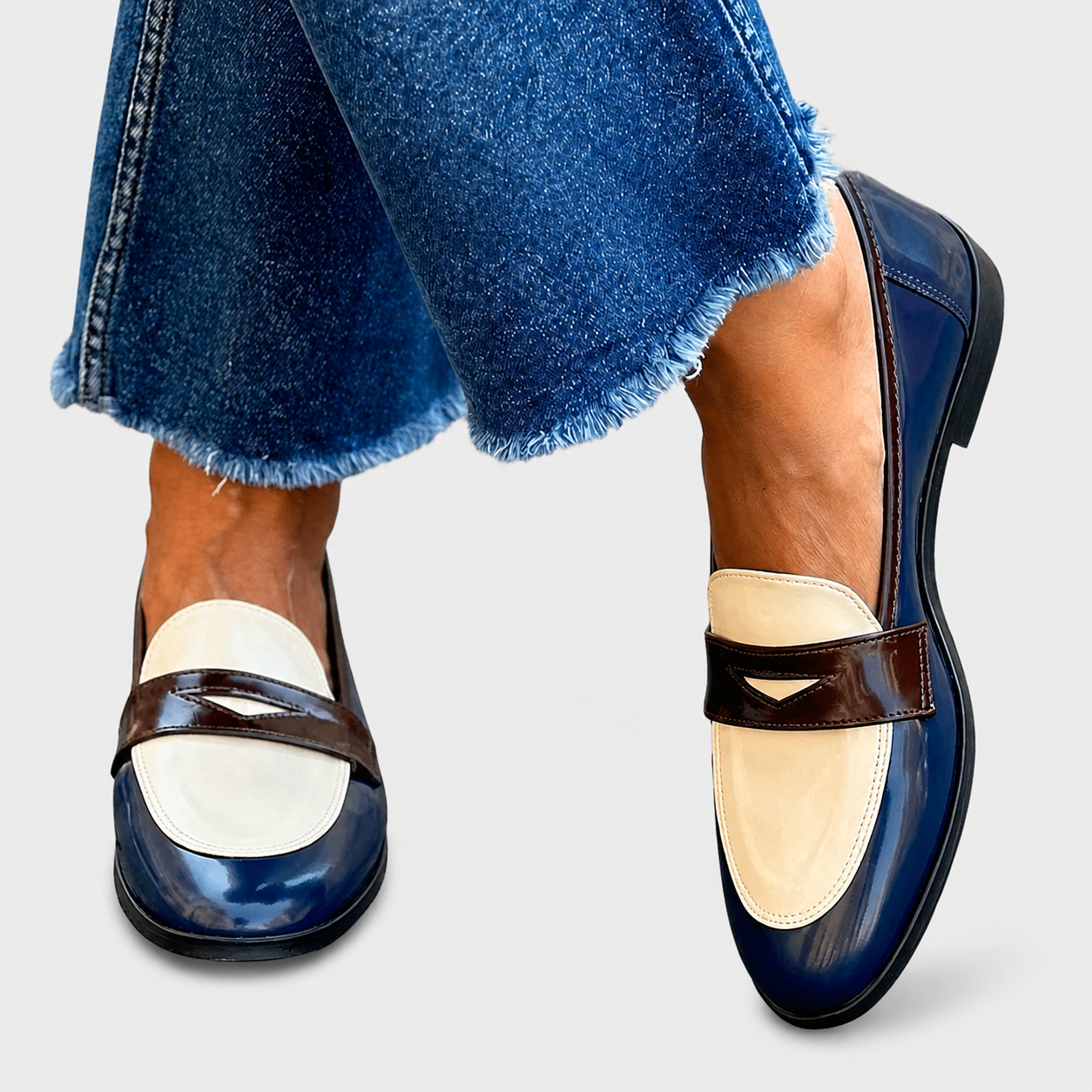 Claudia™ | Two-Tone Loafers