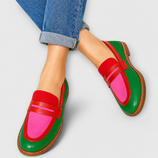 Nyla™ | Stylish Contrast Casual Loafers