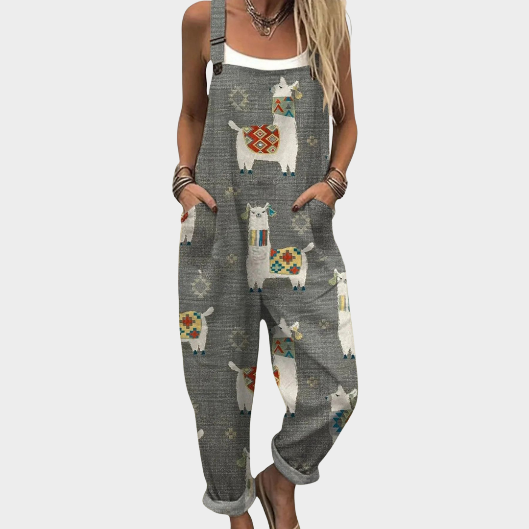 Charlotte | Relaxed Printed Jumpsuit