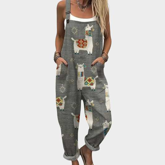 Charlotte | Relaxed Printed Jumpsuit