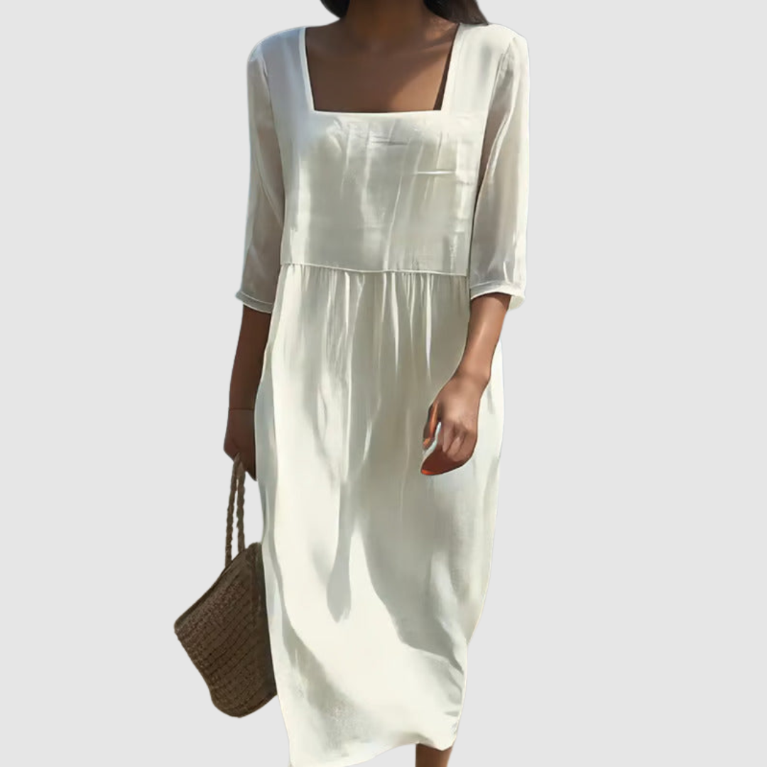 Nádia - Relaxed Linen Dress