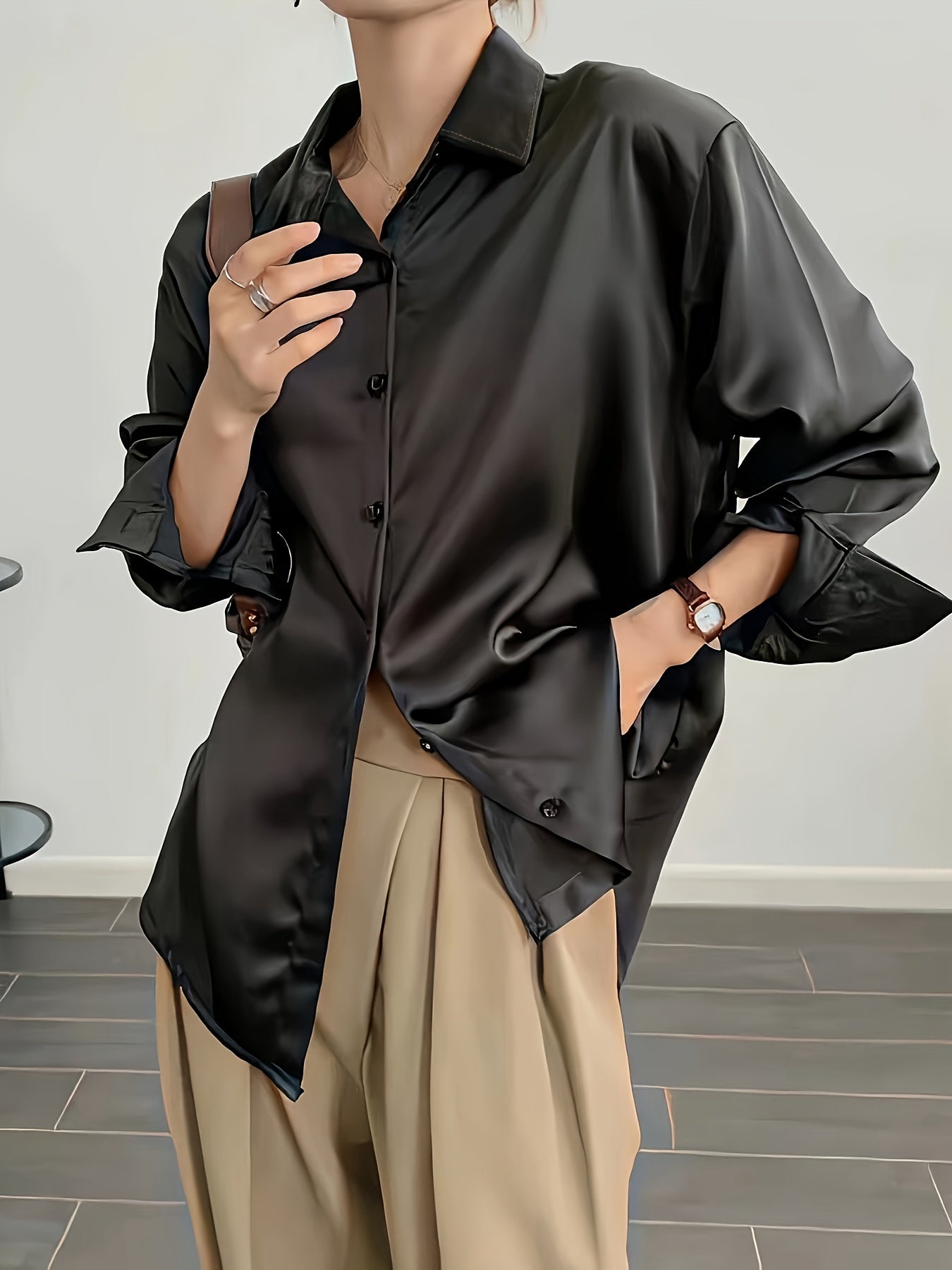 Katherine™ | Elegant Long-Sleeve Blouse