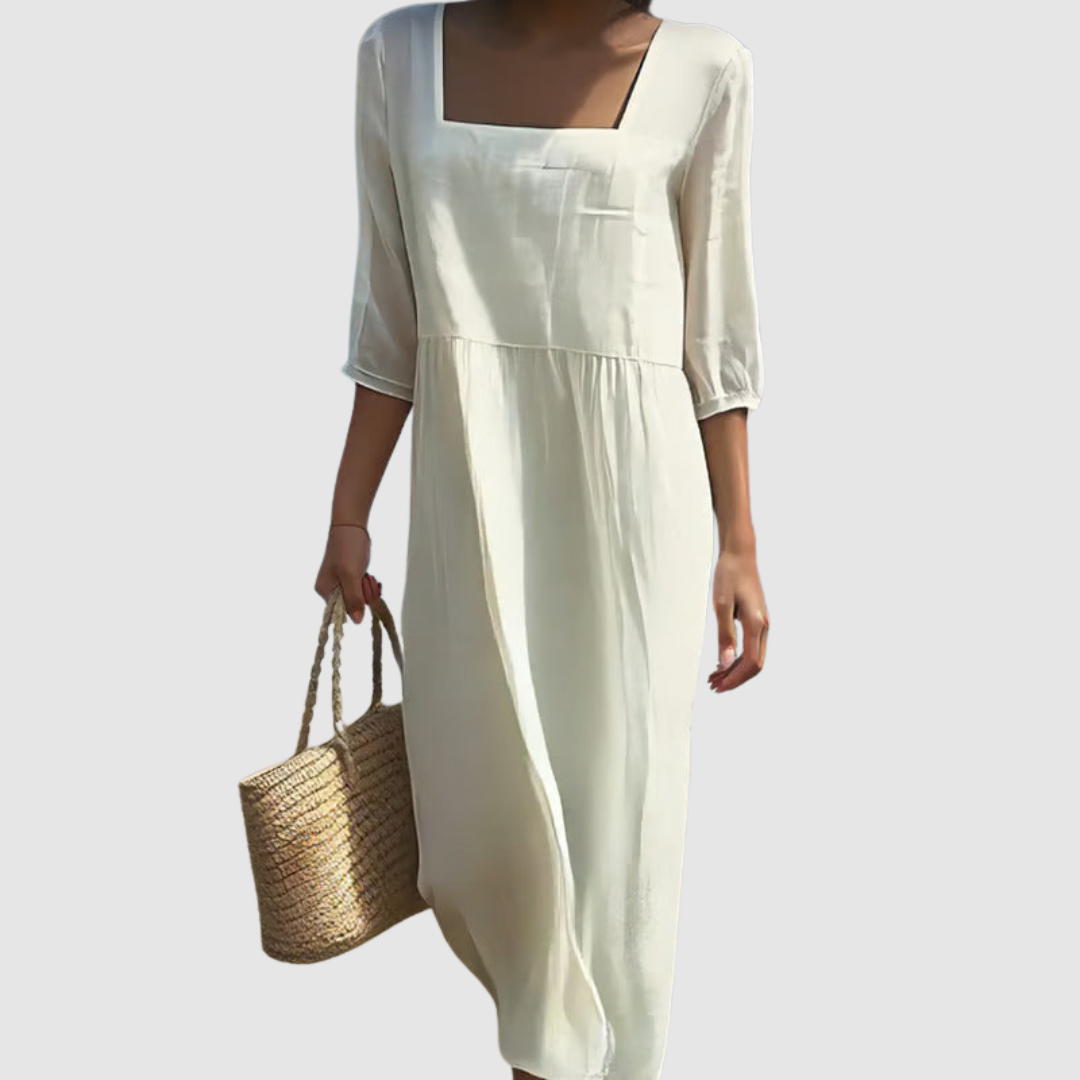 Nádia - Relaxed Linen Dress