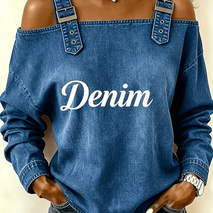 Wendy | Vintage Summer Denim Top