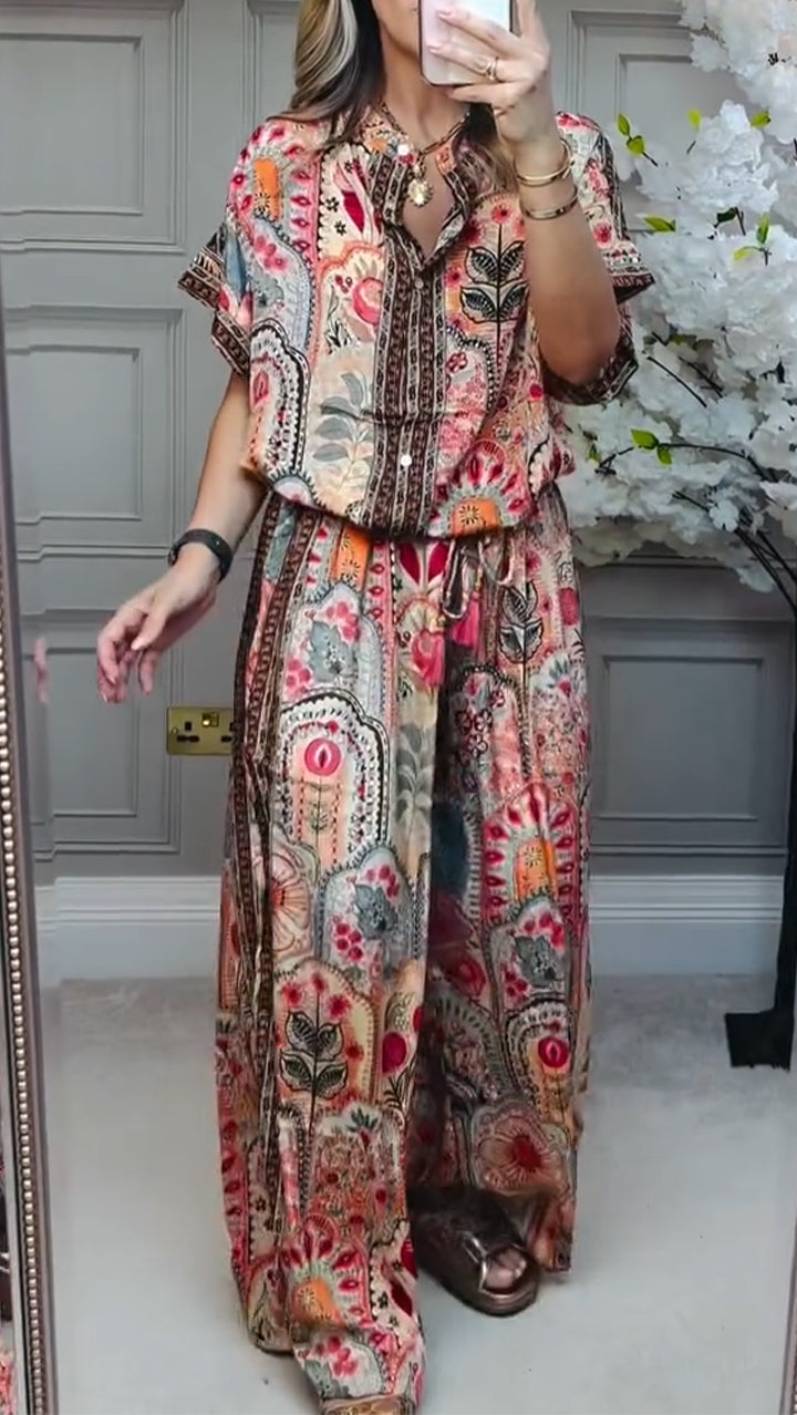 Lila | Printed Casual Suit