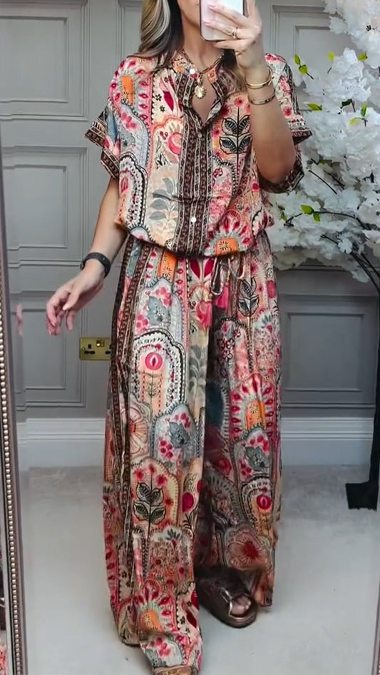 Lila | Printed Casual Suit