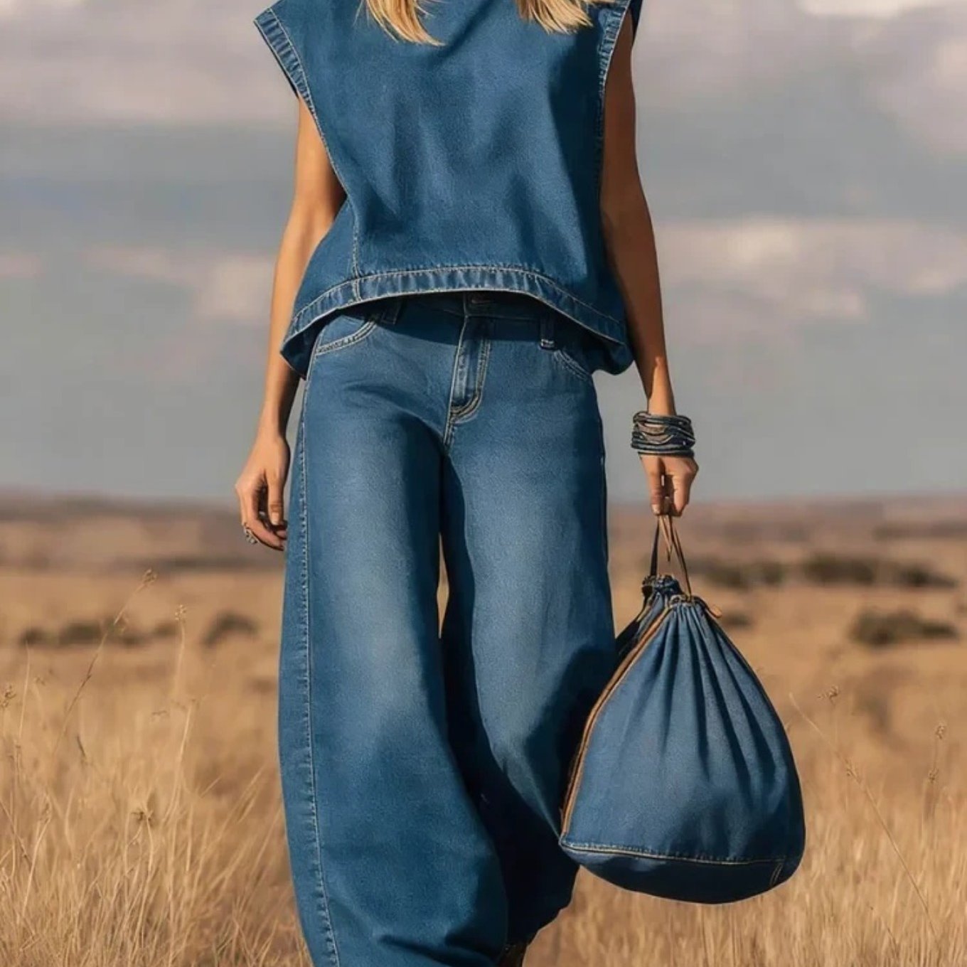 Barbara | Casual Comfortable Denim Set
