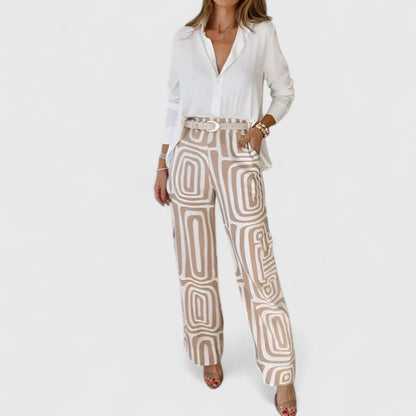 Kira | Elegant Two-Piece Set (INCLUDES A FREE BELT)