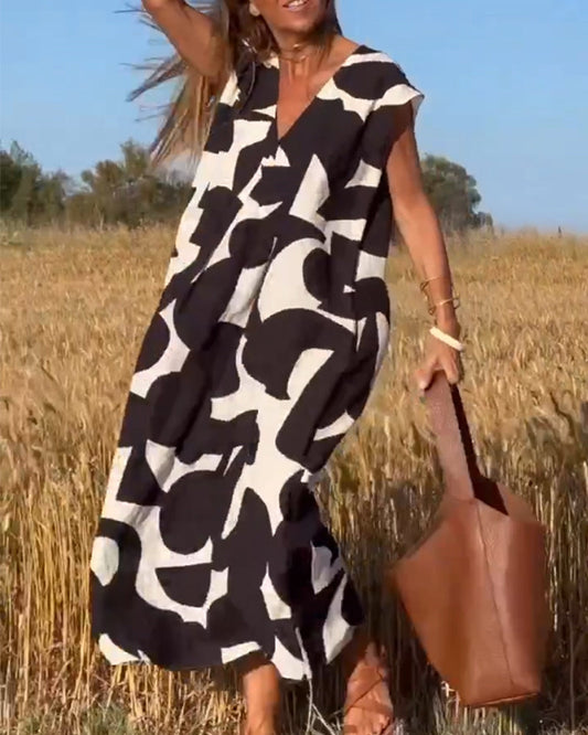 Kendall™ | Relaxed Abstract Dress
