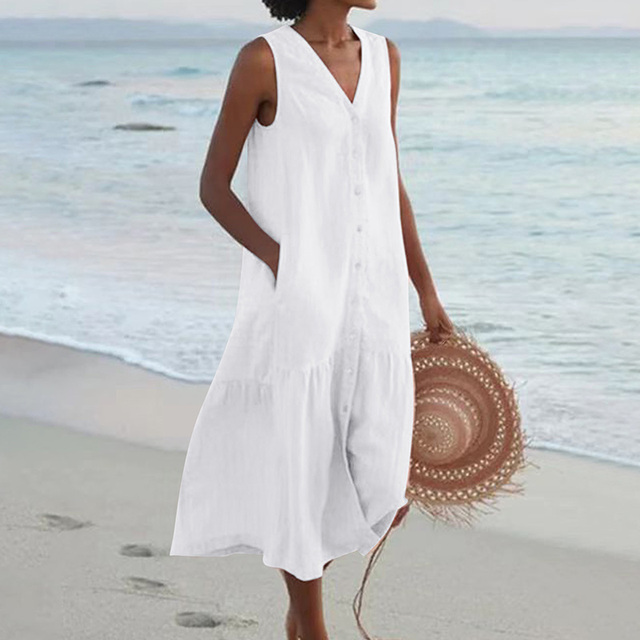 Celeste - V-Neckline Dress