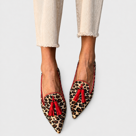 Nela™ Leopard Print Moccasins