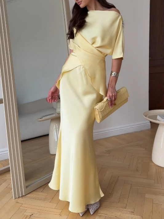 Sofia | Off-Shoulder Top and Skirt Set