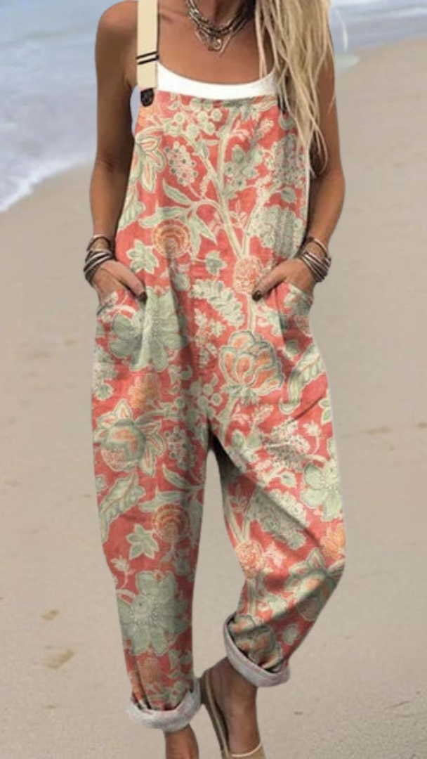 Elis - Retro Floral Print Dress