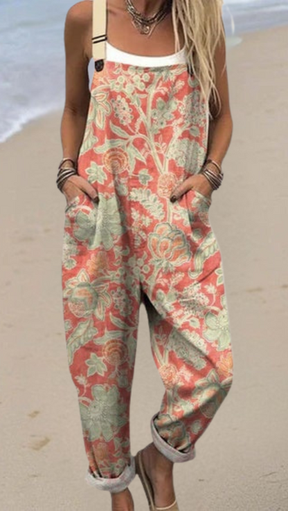 Elis - Retro Floral Print Dress