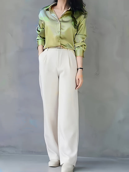 Katherine™ | Elegant Long-Sleeve Blouse