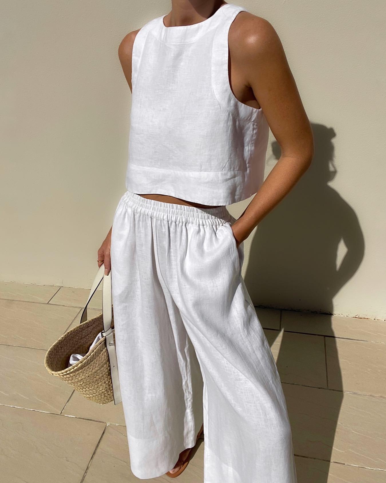 Sienna | Sleeveless Two-Piece Set