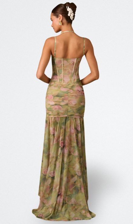 Isamara - Elegant Bodice Long Dress
