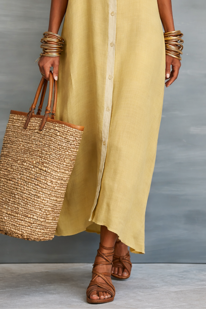 Manelle™ | Maxi Dress with Minimalist Line
