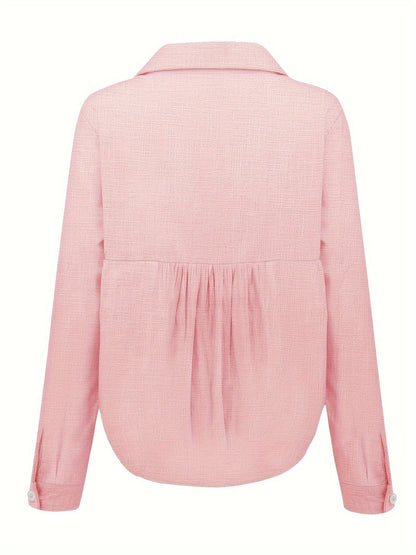 Janet™ | Solid Casual Loose Blouse