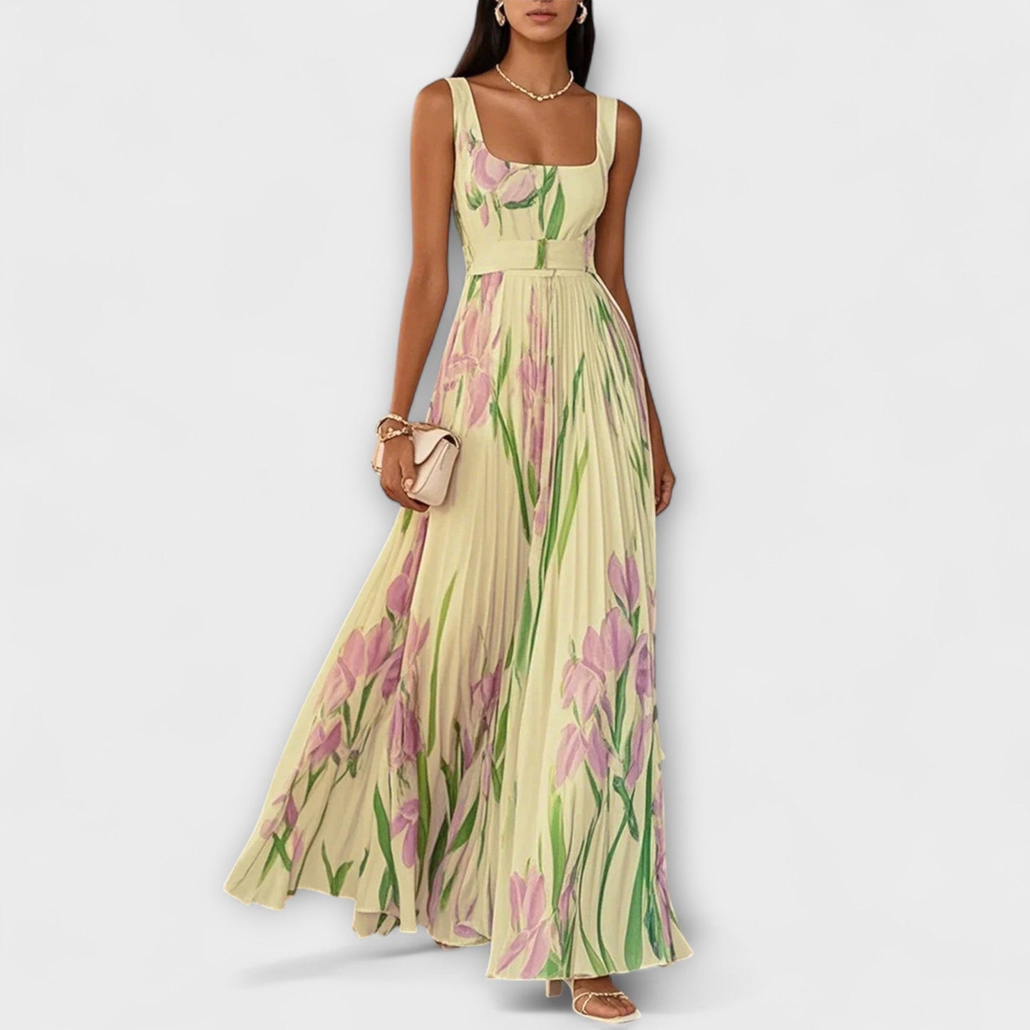 Penelope - Long Chiffon Maxi Dress
